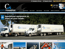 Tablet Screenshot of citytransfer.com